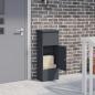 Preview: ARDEBO.de - Paketdrop-Box mit Speicher Anthrazit 44,5 x 29 x 110,5 cm Stahl
