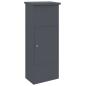 Preview: Paketdrop-Box mit Speicher Anthrazit 44,5 x 29 x 110,5 cm Stahl