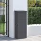 Preview: Paketdrop-Box mit Speicher Anthrazit 44,5 x 29 x 110,5 cm Stahl