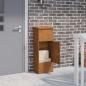 Preview: ARDEBO.de - Paketdrop-Box Rostig 44,5 x 29 x 110,5 cm Wetterfeststahl