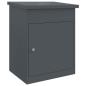 Preview: Paketdrop-Box mit Speicher Anthrazit 47,5 x 38 x 59 cm Stahl