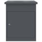 Preview: Paketdrop-Box mit Speicher Anthrazit 47,5 x 38 x 59 cm Stahl