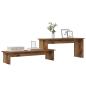 Preview: TV-Schrankset 180,5 x 30 x 43 cm Altholz Holzwerkstoff