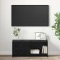 Preview: TV-Schrankset 90 x 35 x 40 cm Schwarz Eichen-Optik