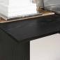 Preview: Schreibtisch Schwarz Eichen-Optik 100 x 50 x 76 cm