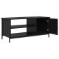 Preview: TV-Schränk 100 x 40 x 45 cm Schwarz Eichen-Optik Holzwerkstoff
