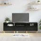 Preview: TV-Schränk 150 x 30 x 45 cm Schwarz Eichen-Optik Holzwerkstoff