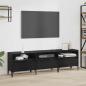 Preview: ARDEBO.de - TV-Schränk mit Schubladen Schwarz Eichen-Optik 150 x 30 x 45 cm