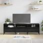 Preview: TV-Schränk mit Schubladen Schwarz Eichen-Optik 150 x 30 x 45 cm