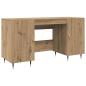 Preview: Schreibtisch Artisan-Eiche Holzwerkstoff 140 x 50 x 75 cm