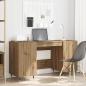 Preview: Schreibtisch Artisan-Eiche Holzwerkstoff 140 x 50 x 75 cm