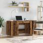 Preview: ARDEBO.de - Schreibtisch Altholz Holzwerkstoff 140 x 50 x 75 cm