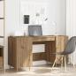 Preview: Schreibtisch Artisan-Eiche Holzwerkstoff 140 x 50 x 75 cm