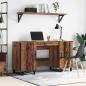 Preview: ARDEBO.de - Schreibtisch Altholz Holzwerkstoff 140 x 50 x 75 cm