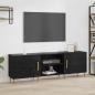 Preview: ARDEBO.de - TV-Schränk 150 x 30 x 50 cm Schwarz Eichen-Optik Holzwerkstoff