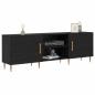 Preview: TV-Schränk 150 x 30 x 50 cm Schwarz Eichen-Optik Holzwerkstoff