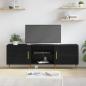 Preview: TV-Schränk 150 x 30 x 50 cm Schwarz Eichen-Optik Holzwerkstoff