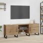 Preview: ARDEBO.de - TV-Schränk 150 x 30 x 50 cm Artisan-Eiche Holzwerkstoff