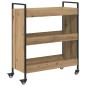 Preview: Küchentrolley Artisan-Eiche 70 x 30 x 82 cm Holzwerkstoff