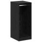 Preview: Kleiderschrank Schwarz Eichen-Optik 41 x 48 x 102 cm