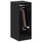 Preview: Kleiderschrank Schwarz Eichen-Optik 41 x 48 x 102 cm