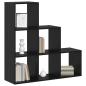 Preview: Raumteiler Bücherregal 6 Ebenen 99 x 29 x 99 cm Holzwerkstoff