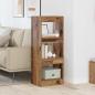 Preview: ARDEBO.de - Bücherregal 3 Ebenen 40 x 30 x 103 cm Holzwerkstoff Braun