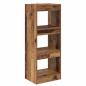 Preview: Bücherregal 3 Ebenen 40 x 30 x 103 cm Holzwerkstoff Braun