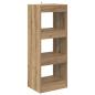 Preview: Bücherregal 3 Ebenen 37 x 30 x 103 cm Holzwerkstoff Braun
