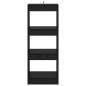 Preview: Bücherregal 3 Ebenen 37 x 30 x 103 cm Holzwerkstoff Schwarz