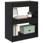Preview: Bücherregal 2 Ebenen 60 x 30 x 72 cm Holzwerkstoff