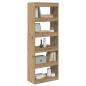 Preview: B?cherregal 5 Ebenen 60 x 30 x 166 cm Holzwerkstoff