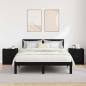 Preview: Nachttisch 2 stk. Schwarz Eichen-Optik 45 x 39 x 50 cm