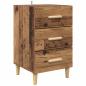 Preview: Nachttisch Altholz 40 x 40 x 66 cm Holzwerkstoff