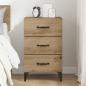 Preview: Nachttisch Artisan-Eiche 40 x 40,5 x 66 cm Holzwerkstoff