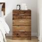 Preview: Nachttisch Altholz 40 x 40 x 63 cm Holzwerkstoff