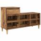 Preview: Schuhschrank 102 x 36 x 60 cm Holzwerkstoff Altholz