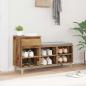 Preview: Schuhschrank 102 x 36 x 60 cm Holzwerkstoff Altholz