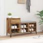 Preview: Schuhschrank 102 x 36 x 60 cm Holzwerkstoff Altholz