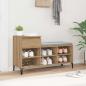 Preview: Schuhschrank 102 x 36 x 60 cm Holzwerkstoff Artisan-Eiche
