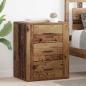 Preview: ARDEBO.de - Nachttisch Altholz 35 x 50 x 60 cm Holzwerkstoff