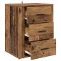 Preview: Nachttisch Altholz 35 x 50 x 60 cm Holzwerkstoff