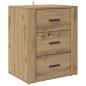 Preview: Nachttisch Artisan-Eiche 35 x 50 x 60 cm Holzwerkstoff
