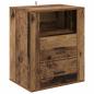 Preview: Nachttisch Altholz 35 x 50 x 60 cm Holzwerkstoff