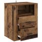 Preview: Nachttisch Altholz 35 x 50 x 60 cm Holzwerkstoff