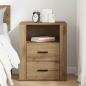 Preview: Nachttisch Artisan-Eiche 35 x 50 x 60 cm Holzwerkstoff