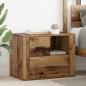 Preview: ARDEBO.de - Nachttisch Altholz 35 x 60 x 50 cm Holzwerkstoff