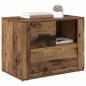 Preview: Nachttisch Altholz 35 x 60 x 50 cm Holzwerkstoff