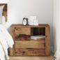 Preview: Nachttisch Altholz 35 x 60 x 50 cm Holzwerkstoff