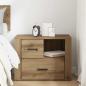 Preview: Nachttisch Artisan-Eiche 35 x 60 x 50 cm Holzwerkstoff